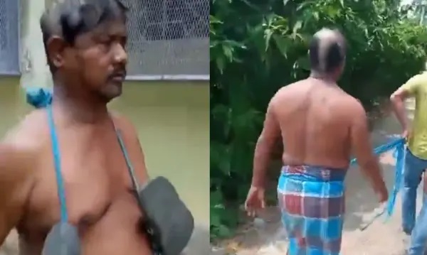 “పేదల డబ్బును దోచుకుంటే ఇదే గతి!”.. తృణమూల్ కాంగ్రెస్ (TMC) నేతకు గుండు కొట్టించి, చెప్పుల దండ వేసి ఊరేగింపు.. తిరగబడ్డ ప్రజలు.. వైరల్ వీడియో..!!