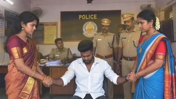 “నాకు ఇద్దరు భార్యలూ కావాలి.. ఇద్దరినీ కలిసే తీసుకెళ్తాను!”.. పట్టుబట్టిన కిలాడీ భర్త.. దిండిగల్ పోలీస్ స్టేషన్లో హైడ్రామా..!!!