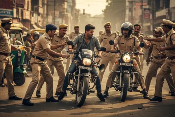 రోడ్డుపై ఒక్కసారిగా రైలు కూత.. జనాలు గుండెలు అదిరిపోయాయి! పరుగులు తీసిన పోలీసులు.. అసలు నిజం చూసి మైండ్ బ్లాంక్!