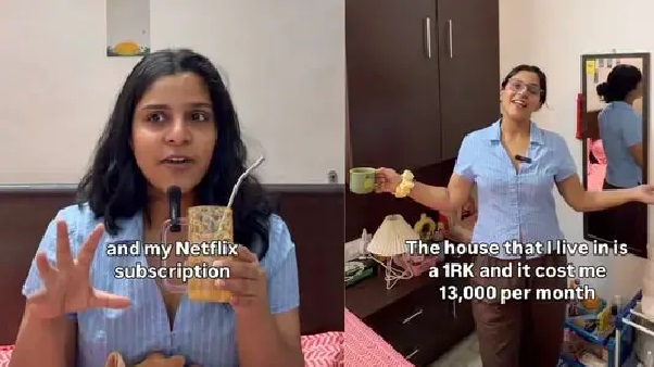అంత కాస్ట్లీ నగరంలో ఇంత తక్కువ బడ్జెటా..? “నెల ఖర్చు కేవలం ₹27,000 మాత్రమే!”.. నెటిజన్లను ఆశ్చర్యపరిచిన 25 ఏళ్ల యువతి..!!!