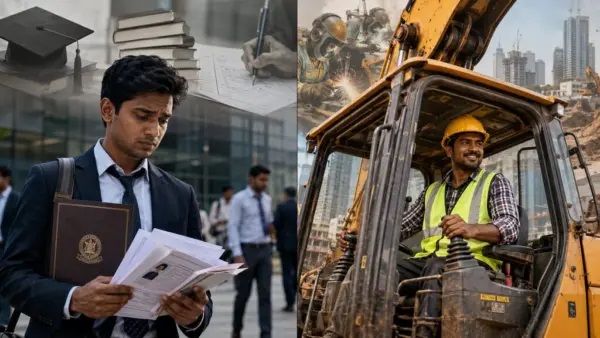 “డిగ్రీలు చదివిన వారి కంటే జేసీబీ (JCB) డ్రైవర్లకే ఎక్కువ జీతం!”.. పట్టభద్రుల చదువు కేవలం కాగితాలకే పరిమితమా?.. 40% మంది గ్రాడ్యుయేట్లకు ఉద్యోగాలు లేవు.. షాకింగ్ నిజాలు..!!”