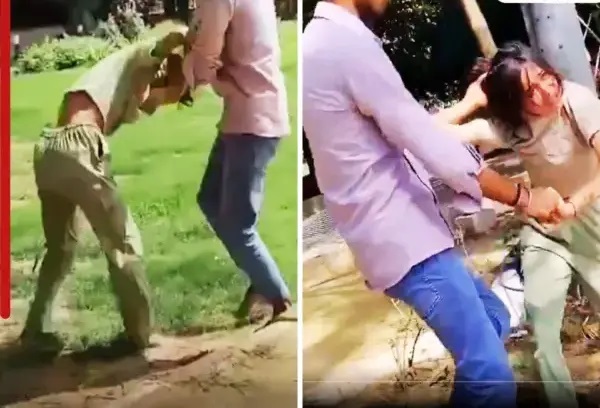 “పెళ్లయిన 8 నెలలకే ఇలానా?”.. ప్రియుడితో తిరుగుతూ భర్తకు దొరికిపోయిన భార్య.. పార్కులో జరిగిన ఘోర ముఠా గొడవ వీడియో..!!!