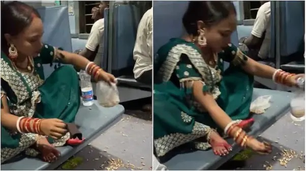 “నాగరికత ఎక్కడికి పోయింది?” – కదులుతున్న రైలును చెత్త కుప్పగా మార్చిన మహిళా ప్రయాణికురాలు. ఇంటర్నెట్లో వైరల్ అవుతున్న షాకింగ్ వీడియో..!!
