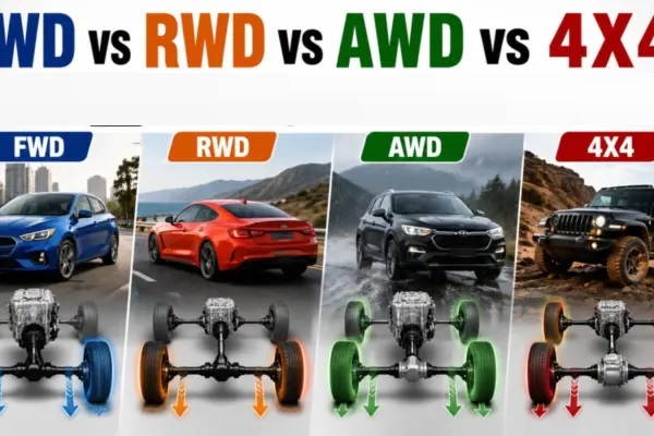 FWD, RWD, AWD మరియు 4X4 మధ్య తేడాలేంటి? మీ అవసరానికి ఏది ఉత్తమమో తెలుసుకోండి!