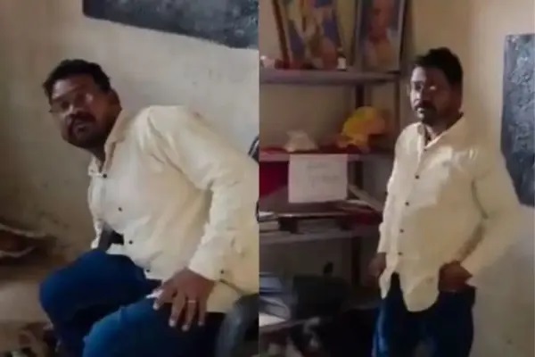 “తలదించుకునేలా చేసిన ఘటన!” విద్యాబోధనను భ్రష్టు పట్టించిన టీచర్.. తరగతి గదిలోనే మద్యం సీసాతో కూర్చుని అసభ్య ప్రవర్తన.. వైరలవుతున్న వీడియో..!!