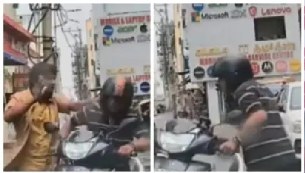 కొంచెం దారి ఇవ్వండి అని అడగడం తప్పా..? నడిరోడ్డుపై వృద్ధుడని కూడా చూడలేదే! చెంప చెల్మనిపించిన ఆటో డ్రైవర్.. షాకింగ్ వీడియో..!