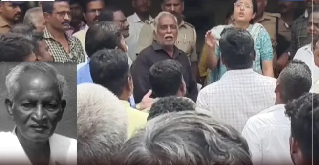 “3 రోజులుగా ఇంట్లోనే శవం!.. మానవత్వం చచ్చిపోయిందా?”.. శ్మశాన వాటిక సమస్యలో చిక్కుకున్న టీచర్ మృతదేహం.. తురైయూర్‌లో ఉద్రిక్త వాతావరణం..!!!