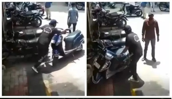 “ఎవరూ చూడట్లేదనుకున్నారు.. కానీ అడ్డంగా దొరికిపోయారు..!” నో-పార్కింగ్ నిబంధనల ఉల్లంఘన పేరిట సాగిన పగటి దోపిడీ.. సీసీటీవీలో చిక్కిన షాకింగ్ వీడియో..!!!