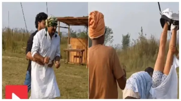 “మాస్ చూపించబోయి చివరికి కామెడీ పీస్ అయిన హీరో”. నడిరోడ్డుపై ప్యాంట్ ఊడిపోయిన వింత.. షూటింగ్‌లో జరిగిన నాణ్యమైన ఘటన.. ఇంటర్నెట్‌ను ఊపేస్తున్న కామెడీ దృశ్యం..!!!