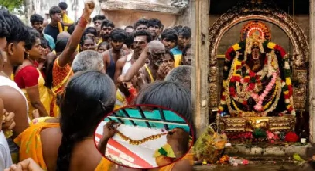 నిప్పుల గుండం ఉత్సవంలో సంచలన దృశ్యం.! దొంగకే షాక్ ఇచ్చిన పూజారి భార్య . పూనకంతో ఊగడంతో దాచిన చోటే దొరికిన 10 సవర్ల బంగారం.!