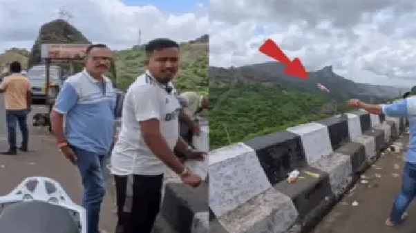 రోడ్డు ఖాళీగా ఉంటుందనుకున్నాను..! నడిరోడ్డుపై నిర్లక్ష్యంగా మద్యం సీసాని విసిరేసిన వ్యక్తి. పగిలిన గాజు. ఎంత పొగరు మాట.. షాకింగ్ వీడియో..!