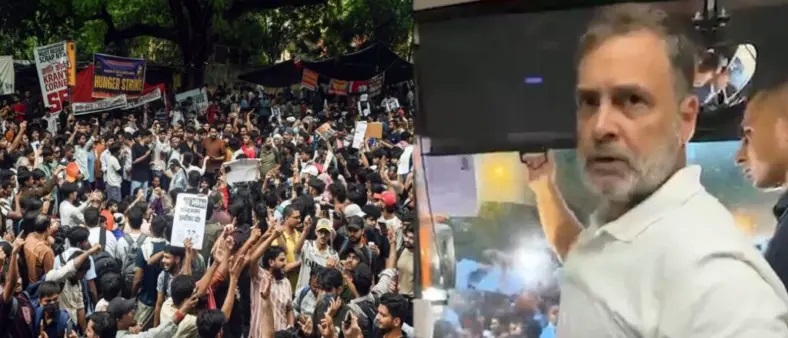 “మీరు ఒంటరిగా లేరు!”. విద్యార్థుల పోరాటానికి బలమైన మద్దతు ఇచ్చిన కాంగ్రెస్.. పోలీసుల దాడిలో గాయపడిన విద్యార్థులకు నేరుగా పరామర్శ..!!!!
