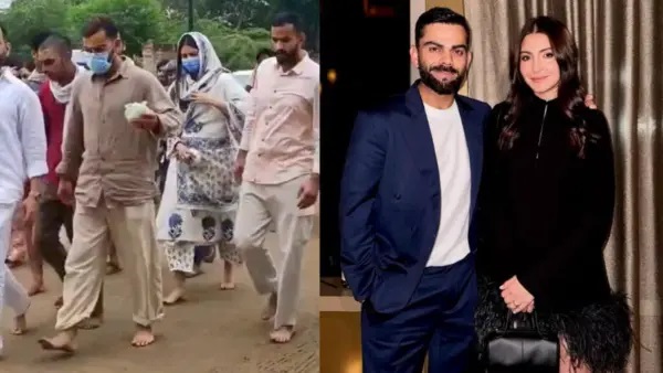 “చెప్పులు కూడా వేసుకోకుండా బృందావనంలో.” కోట్లు ఉన్నప్పటికీ కోహ్లీ-అనుష్క చేసిన పనిని చూసి.. నోరెళ్లబెట్టిన అభిమానులు.!!