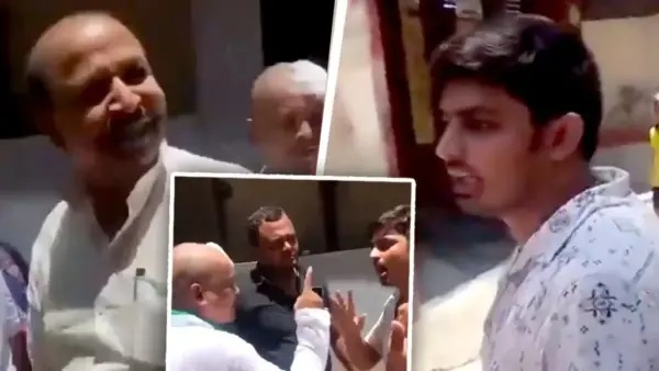 “పాత హామీని నెరవేర్చి ఇవ్వండి ఆ తర్వాత రండి!”. నేరుగా నిలదీసిన యువకుడు. కోపంతో తోసివేసిన భాజపా నాయకుడు.. షాకింగ్ వీడియో..!!!