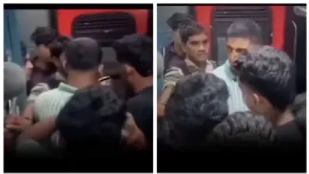 “రైలు భోగీలో రక్షణ సిబ్బందిపై దాడి-తొక్కిసలాట..! దేశం కోసం శ్రమించే వారికే ఈ పరిస్థితా?” సీటు కోసం జరిగిన ఘర్షణకు సంబంధించిన భయాందోళనకర వీడియో..!!”