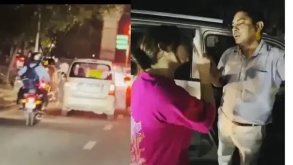 “నన్నే చూసి కన్ను కొడతావా!”.. నడిరోడ్డుపై కారు డ్రైవర్ను వెంటాడి పట్టుకున్న మహిళ.. చేతులు జోడించి వేడుకున్నా వదలలేదు! వీడియో వైరల్!