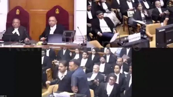 సుప్రీంకోర్టులోనే ఇలానా..? “జడ్జ్ ముందే చెలరేగిన రగడ”.. కొట్టుకున్న లా కాలేజీ విద్యార్థులు.. వైరల్ అవుతున్న షాకింగ్ వీడియో..!