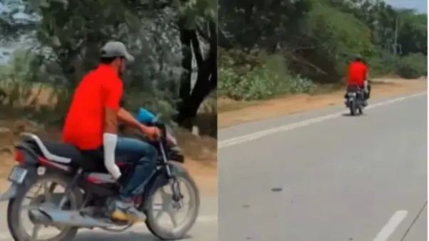 “మరణ సాహసం!”. చేయి విరిగినా సరే, ఇతను చేసిన పని చూస్తే తల తిరిగిపోతుంది.. ఉత్కంఠభరిత వీడియో..!