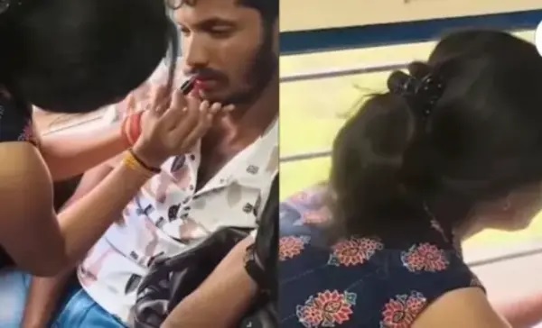 “ఇంకెప్పుడైనా ఇలా చేస్తావా?”. హద్దు మీరిన ప్రయాణికుడికి చుక్కలు చూపించిన యువతి.. రైల్లో జరిగిన ఊచకోత.. వైరల్ వీడియో..!!!