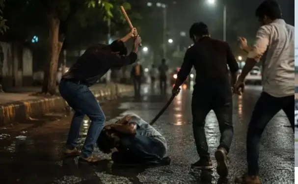 “షాకింగ్ ఇన్సిడెంట్! నా గర్ల్ఫ్రెండ్ను ఎందుకు చూశావ్?!” నడిరోడ్డుపై రక్తపుటేరులు… వెంటాడి వేటాడి నరికిన మైనర్ల గ్యాంగ్! ఒక్క లుక్ ఇచ్చినందుకు యువకుడికి ఘోర గతి!