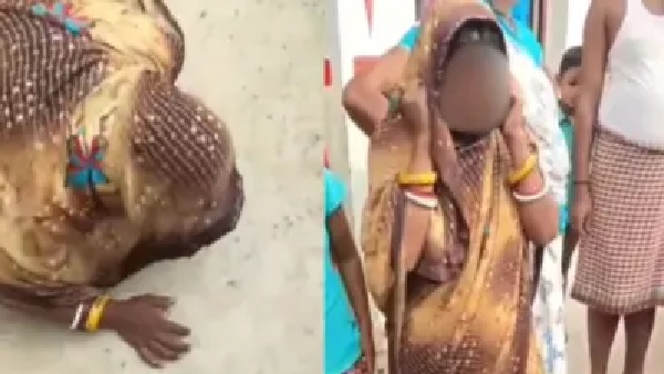 మనస్సాక్షి లేదా..? “లైంగిక హింస”. గ్రామమంతా పంచాయతీకి తరలివచ్చారు. నేలపై ఉమ్మివేసి, దానిని నాకించే క్రూరత్వం. భయంకరమైన వీడియో..!!!