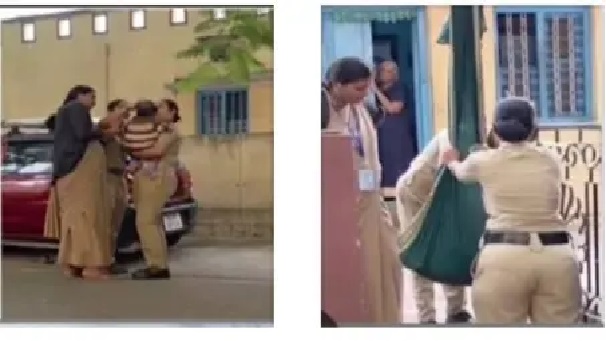 “నేను పోలీస్ పరీక్ష రాయాలి..!” సరిగ్గా ఆ సమయంలో ఊపిరి పీల్చుకోకుండా ఏడ్చిన 8 నెలల పసిపాప. ఆందోళనలో పడిపోయిన తల్లి. తగిన సమయంలో పరుగెత్తుకొచ్చిన మహిళా పోలీసులు. పరీక్ష ముగిసే వరకు ఎత్తుకొని.. కదిలించే వీడియో..!!