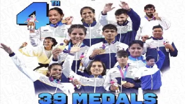 “13 స్వర్ణాలు. 17 రజతాలు” కామన్వెల్త్ మైదానాన్ని హోరెత్తించిన భారతీయ క్రీడాకారులు.. 4వ స్థానాన్ని కైవసం చేసుకుని గంభీరంగా నిలిచిన భారత్..!!