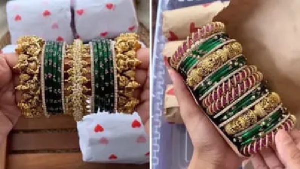 రాజుల కాలం నాటి మహారాణిలా కనిపిస్తారు.! “ఆకుపచ్చ రంగు ఉంటే చాలు”. దానితో పాటు ఇలా గాజులు వేసుకోండి. వేరే లెవెల్‌లో పూజకు రెడీ కావచ్చు..!