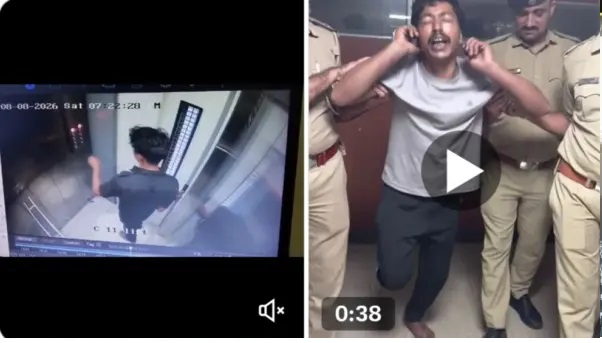 “జరిగింది ఏంటి?” విచారణ సమయంలో పోలీసులపై దాడి చేసి పారిపోయిన సెక్యూరిటీ గార్డుకు పట్టిన గతి.. అరెస్టు చేసిన కొద్ది గంటల్లోనే జరిగిన మలుపు.!!”
