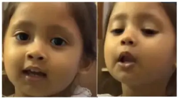 “తొలి పలుకులతో పాడి అందరినీ మైమరిపించిన చిన్నారి ఎక్స్‌ప్రెషన్!”.. నెటిజన్ల మనసు దోచుకున్న చిన్నారి పాట. వైరల్ అవుతున్న క్యూట్ వీడియో..!!!