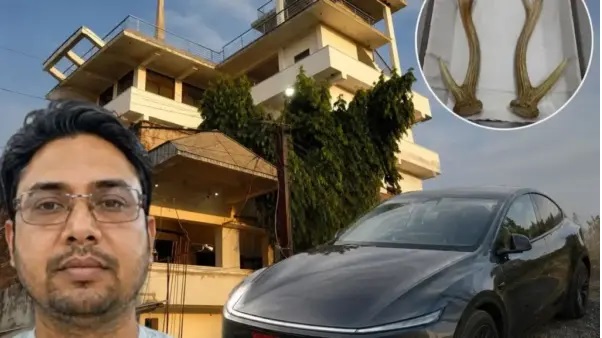 నకిలీ ఐఏఎస్ అధికారి ఇల్లు చూసి పోలీసులే అవాక్కయ్యారు..! టెస్లా కారు నుండి దుప్పి కొమ్ముల వరకు. బాబోయ్.. తనిఖీల్లో దొరికిన విలాసాలు.!