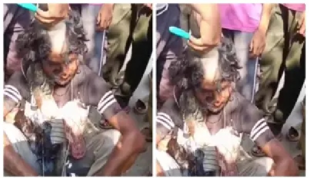 “చేతులు కట్టేసి, గుండు గీసేసి ఊరి నడిబొడ్డున అవమానించేశారే!”. అనుమానంతో ఒక మనిషిని మృగంలా ప్రవర్తించడం ఏ ఊరి న్యాయం సార్..?