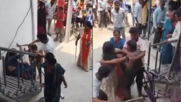 “రోదిస్తూ విలవిలలాడిన పిల్లలు.” కుమారుడిని, కోడలిని కర్రలు, దుంగలతో దారుణంగా కొట్టిన కుటుంబం..!!