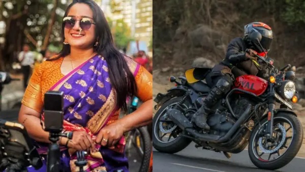 “అయ్యో.. పాపం! కేకల మధ్య వేగంగా వచ్చి ఢీకొట్టిన భారీ వాహనం. బైక్ రైడ్లో ఉన్న యువతి విలవిలలాడుతూ మృతి. ముంబైలో ఘోర ప్రమాదం.!”