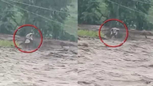 “అయ్యో! మేకలు మేపడానికి వెళ్లిన ఆయనకు ఇలా జరగాలా..?” చుట్టుముట్టిన వరద నీరు: నీటిమట్టం తగ్గేవరకు వేచి చూసి సురక్షితంగా కాపాడిన ప్రజలు! తీవ్ర కలకలం!