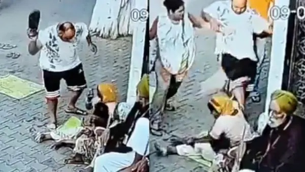 “నా బండిని మీ పిల్లలు ఎలా ముట్టుకుంటారు?!” గుడి ముందు యాచకురాలిపై చెప్పుతో కొట్టి, కాళ్లతో తొక్కి కిరాతకంగా దాడి చేసిన వ్యక్తి! పసిపిల్లలు తాకారన్న కోపంతో దారుణం… ఒళ్లు గగుర్పొడిచే వీడియో!