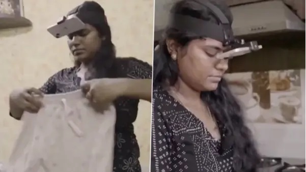 “తలకి మొబైల్ కట్టుకుని ఇంటి పనులు… గంటకు రూ. 250 సంపాదన!” వంట, బట్టలు మడతపెట్టడం, క్లీనింగ్… ఇంట్లోనే ఉంటూ రోబోలకు ట్రైనింగ్ ఇస్తున్న మహిళ!