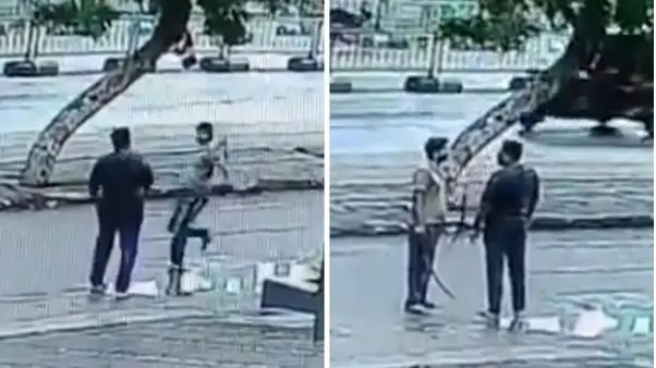 ఒరేయ్ నాకు ఇప్పుడే డబ్బులు కావాలి..! “నడిరోడ్డుపై పెద్ద కత్తి పట్టుకుని వెంటపడి తరిమిన టీవీ మెకానిక్”.. పట్టపగలే ప్రాణభయం చూపించిన ఘోరం.. అసలేం జరిగింది..? సీసీటీవీ వీడియో వైరల్..!