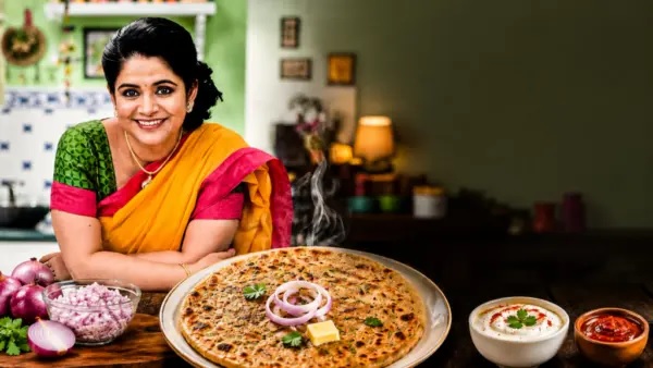 “ఆహా! తలచుకుంటేనే తినాలనిపిస్తోంది. కానీ హోటల్ స్టైల్లో ఎలా చేయాలి? ఈ ఒక్క చిన్న చిట్కా పాటిస్తే చాలు… ఎంతో రుచికరమైన ఆనియన్ పరాఠా చేసుకోవచ్చు!”