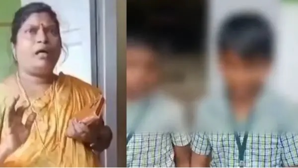 “నా కాళ్లను సరిగ్గా మసాజ్ చేయండిరా”: 5వ తరగతి విద్యార్థులను వేధించిన ప్రధానోపాధ్యాయురాలు.. సోషల్ మీడియాలో వైరల్ అవుతున్న షాకింగ్ వీడియో..!!