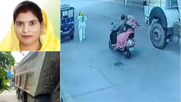 “గుడికి వెళ్లిన వారికి ఇలా జరగాలా..?” నడిరోడ్డుపై శరీరం నలిగి దుర్మరణం చెందిన మాజీ మహిళా కౌన్సిలర్.. భర్త చేయి విరిగిన వైనం.. కంటతడి పెట్టిస్తున్న ఘటన..!