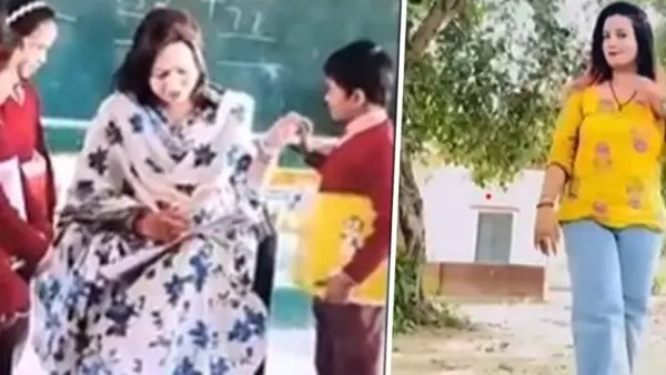 ఇప్పుడు టీచర్లు కూడా దీనికి బానిసలైపోయారా..? “తరగతి గదిలోనే చిన్నారులతో కలిసి ఉపాధ్యాయినుల తీన్మార్ డ్యాన్సులు”.. శృతిమించిన రీల్స్ పిచ్చి.. లైకుల కోసం మరీ ఇంతగా దిగజారాలా..!!