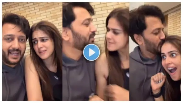 “సినిమాల్లోనే కాదు.. నిజ జీవితంలోనూ వీరి ప్రేమ వేరే లెవల్ అంతే!” భార్యపై ప్రేమని వ్యక్తపరిచిన రితేష్.. జెనీలియా ఇచ్చిన క్యూట్ రియాక్షన్..!!