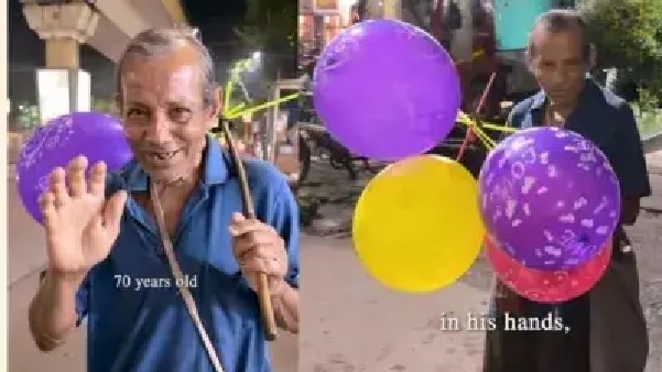 “26 ఏళ్ల పోరాట జీవితం..!” రోజుకు 8 కిలోమీటర్ల నడక.. ఆదాయం కేవలం ₹150 మాత్రమే.. మెడ కూడా నిటారుగా నిలబడదు.. అయినా చెక్కుచెదరని ఆత్మవిశ్వాసం.. 70 ఏళ్ల వృద్ధుడి కన్నీటి గాథ.. వైరల్ అవుతున్న వీడియో..!!