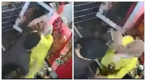 సౌండ్ విషయంలో మొదలైన చిన్న గొడవ.. చివరకు వృద్ధ పూజారి రక్తమోడేలా దాడి! వైరల్‌గా మారిన సీసీటీవీ వీడియో..