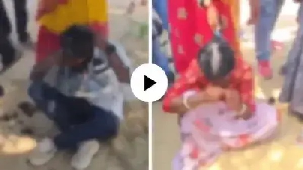 “ఈ లోకం ఎటు పోతోంది..!” ప్రేమించడం నేరమా..? ప్రేమ జంటకు నడిరోడ్డుపై గుండు గీసి దారుణంగా దాడి.. నడిరోడ్డుపై జరిగిన అన్యాయం.. గుండెను కలచివేసే వీడియో..!!