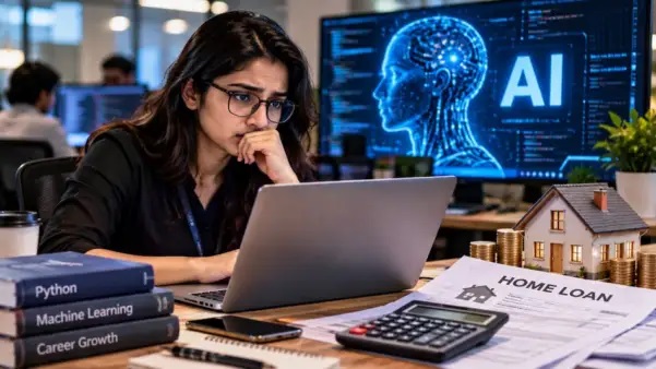 “రూ.1 కోటి ప్యాకేజీ ఉన్నా 15 ఏళ్ల లోన్ తీసుకోకండి..!” ఏఐ (AI) తీసుకురాబోయే పెను మార్పు.. సాఫ్ట్‌వేర్ ఇంజనీర్లను హెచ్చరించిన యువతి.. వణుకు పుట్టిస్తున్న అసలు వాస్తవం.. వైరల్ వీడియో..!!