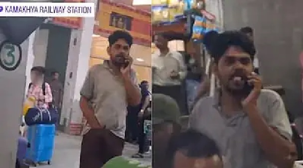 చూస్తుంటేనే అసహ్యంగా ఉంది..! “పట్టపగలే రైల్వే స్టేషన్‌లో యువతి పట్ల అసభ్య ప్రవర్తన”.. ఫోన్‌లో అలా మాట్లాడుతూ హద్దులు మీరిన ఆకతాయి.. ధైర్యంగా వీడియో తీసి బయటపెట్టిన యువతి..!