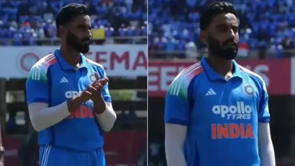 ఉన్నట్టుండి ఏమైంది..? “క్రికెట్ మైదానంలో చిన్న గందరగోళం”.. వందేమాతరం ముగియగానే చప్పట్లు కొట్టిన నమన్ ధీర్.. వెంటనే జాతీయ గీతం ఆలపించడంతో.. వన్డే సిరీస్‌లో జరిగిన ఆసక్తికర సన్నివేశం..!