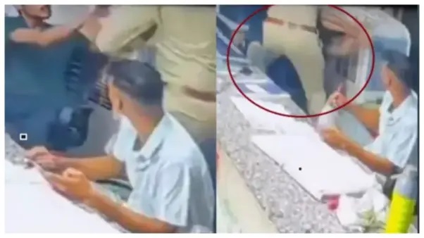 “ప్రజలకు ఆదర్శంగా ఉండాల్సిన పోలీసులే ఇలా ప్రవర్తిస్తే ఎలా!” సీసీటీవీలో రికార్డైన దారుణ ఘర్షణ పూర్తి వివరాలు..!!